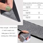 Hook and Loop Tape 2in x 10ft self Adhesive Sticky Back Interlocking Nylon Fabric Fastener Heavy Duty Adhesion Strip Tape reclosable Black - Image 5